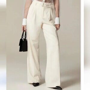 J. Crew Women’s Nyla Ecru Wide Leg Jeans